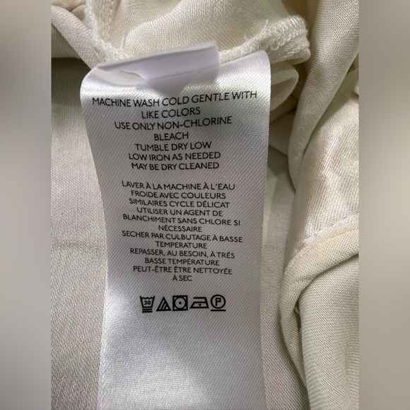 Free People Satin Wide Leg Pants in Ivory - Picture 10 of 14